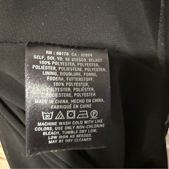 Vanessa Virginia Silk Dress. Black/White. Size Small-Medium. - Picture 7 of 14